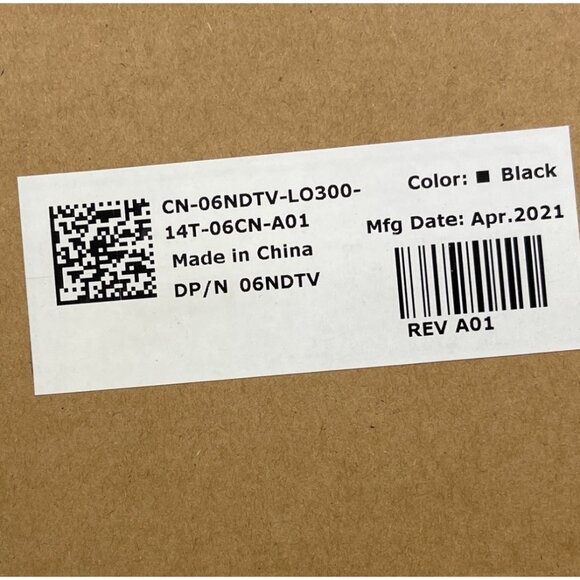 Dell Wired Keyboard USB Black CN-06NDTV-LO300 DP/N 06NDTV Rev A01 April 2021 87h - Picture 4 of 5